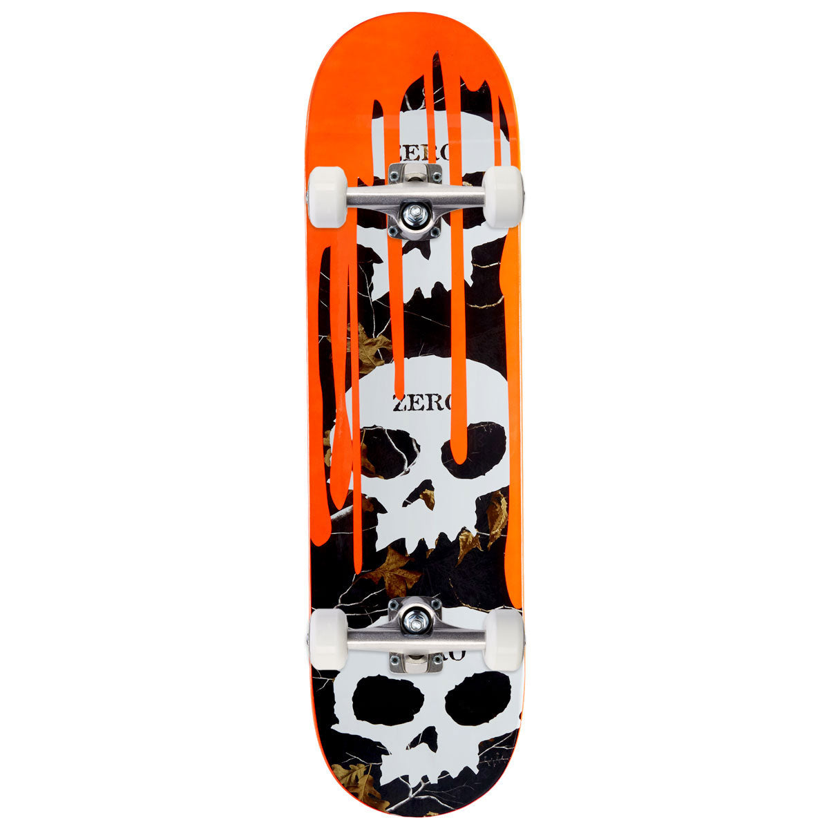 Zero x Realtree 3 Skull Blood Skateboard Complete - Orange - 8.25