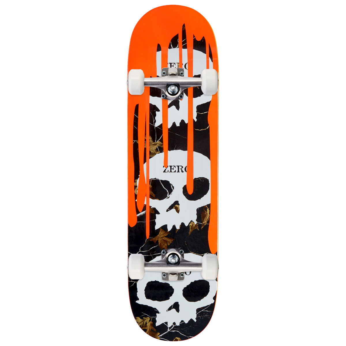 Zero x Realtree 3 Skull Blood Skateboard Complete - Orange - 8.50