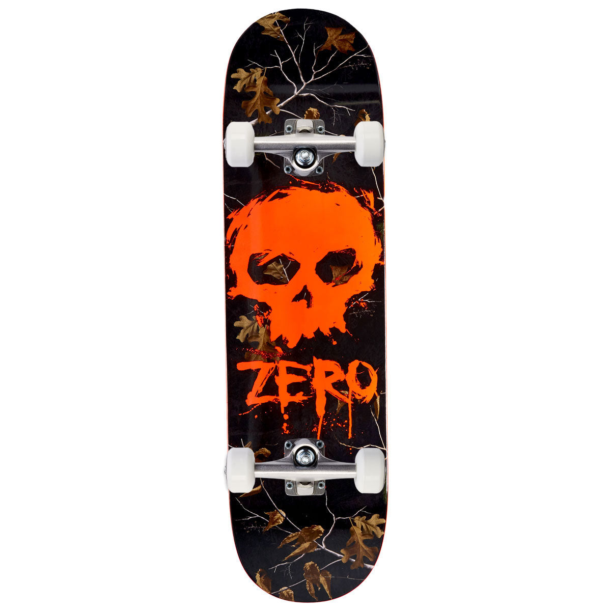 Zero x Realtree Blood Skull Skateboard Complete - Orange - 8.25