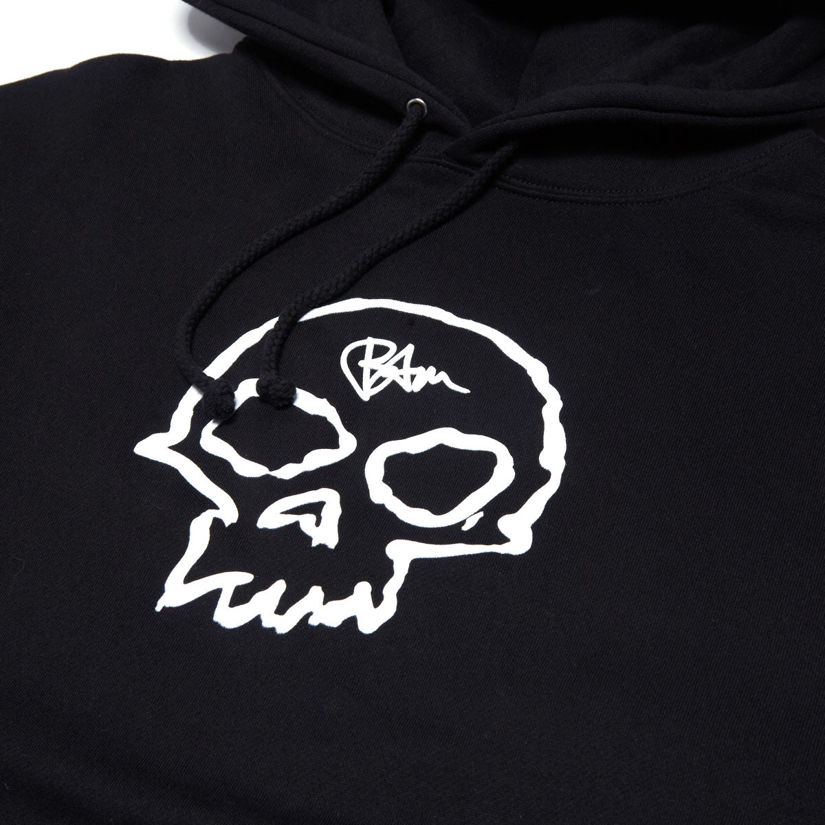 Zero x Bam Single Skull Hoodie - Black image 2