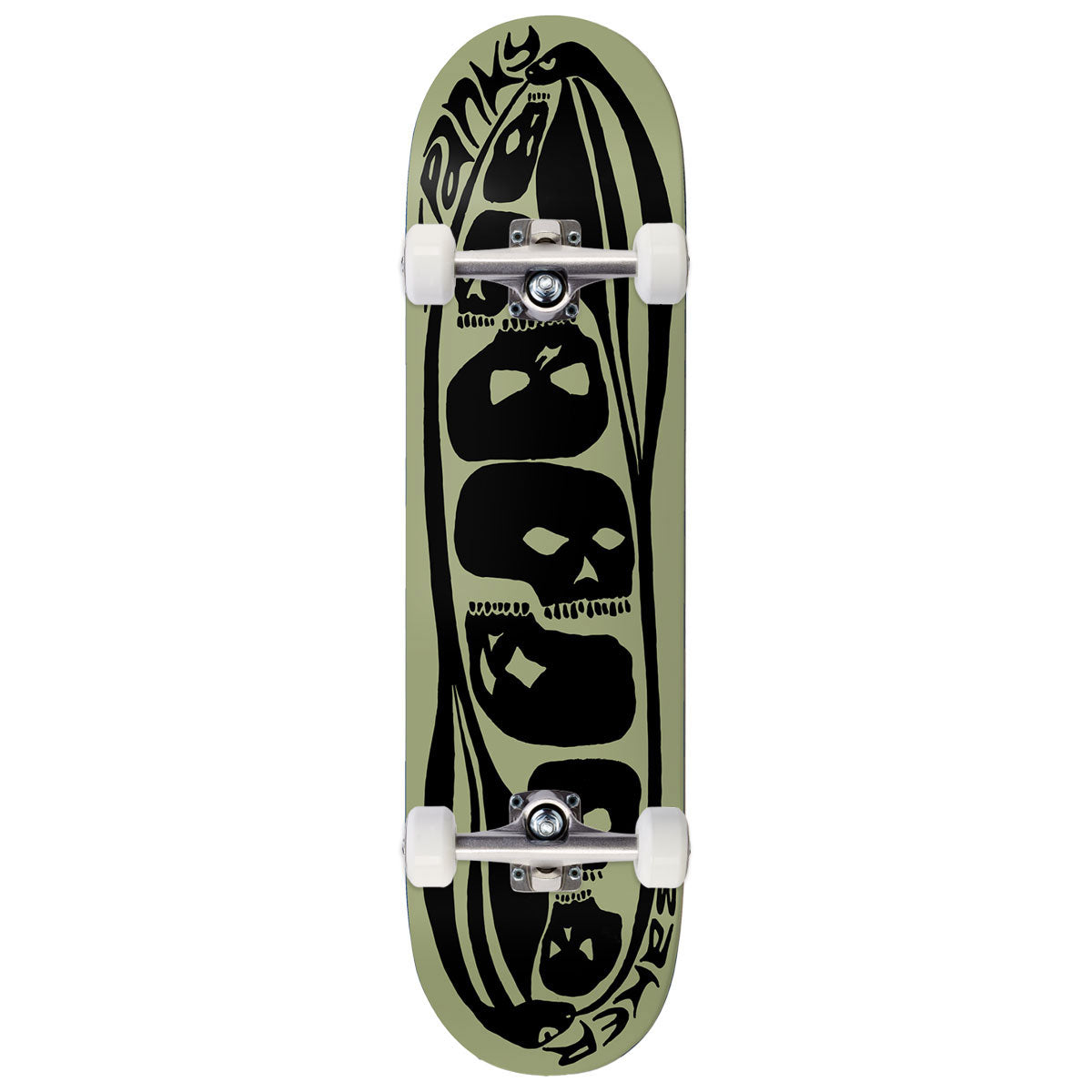 Baker Kevin Spanky Long Brain Rabies Skateboard Complete - 8.25