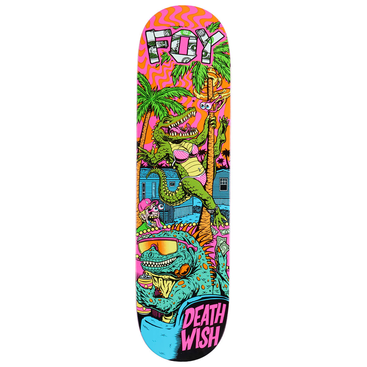 Deathwish Jamie Foy Dysfunction Skateboard Deck - 8.25