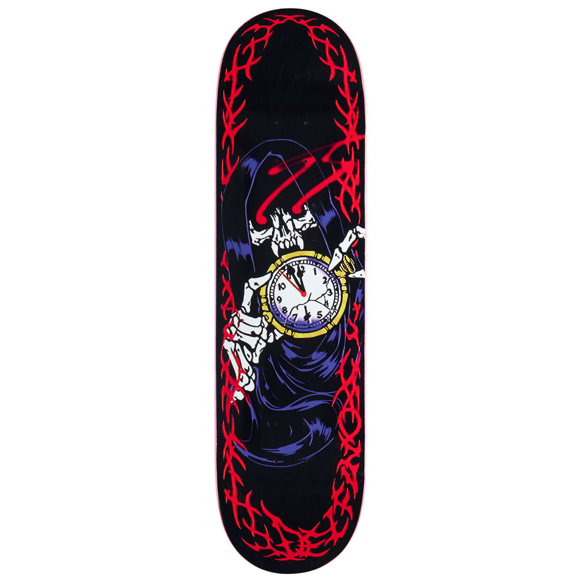 Deathwish Pedro Delfino Tribal Skateboard Deck - 8.50