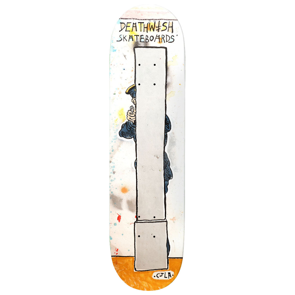 Deathwish Yuri Facchini Take Cover Skateboard Deck - 8.38