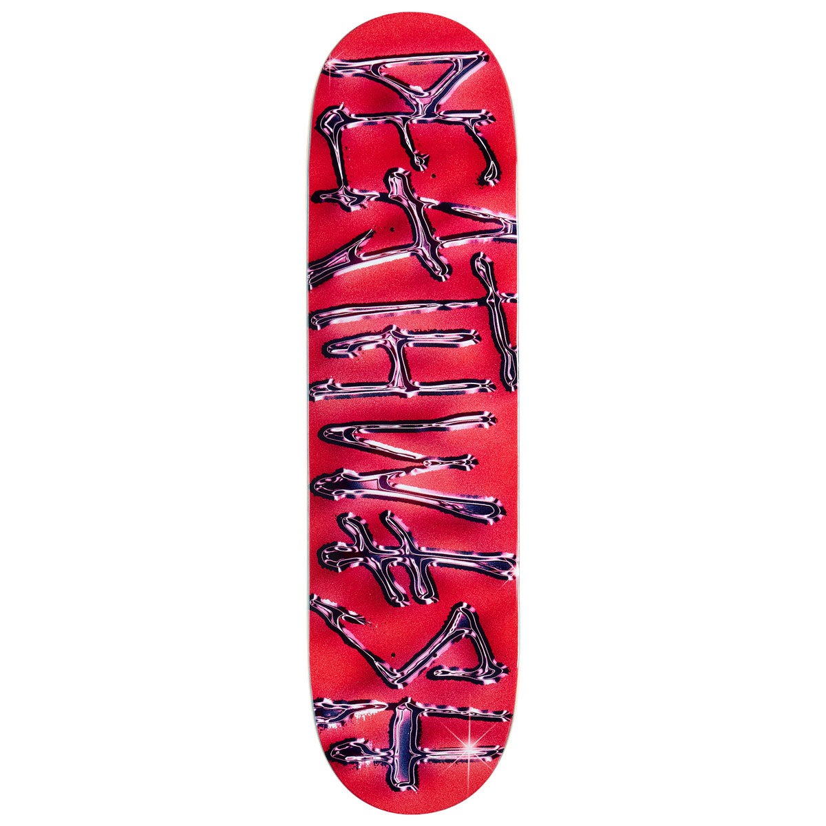 Deathwish OG Spray Chrome Skateboard Deck - Red - 8.38