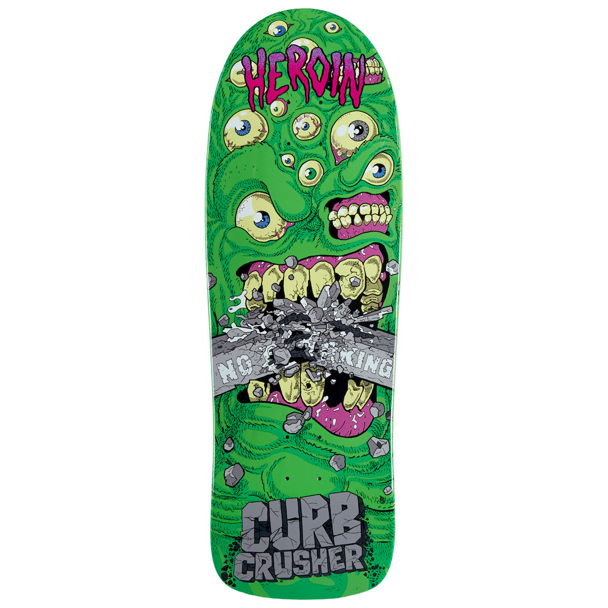 Heroin Curb Crusher Skateboard Deck - 10.25