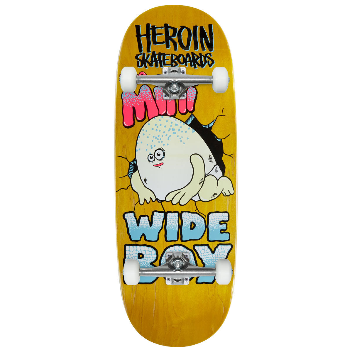 Heroin Mini Wide Boy Skateboard Complete - 10.50