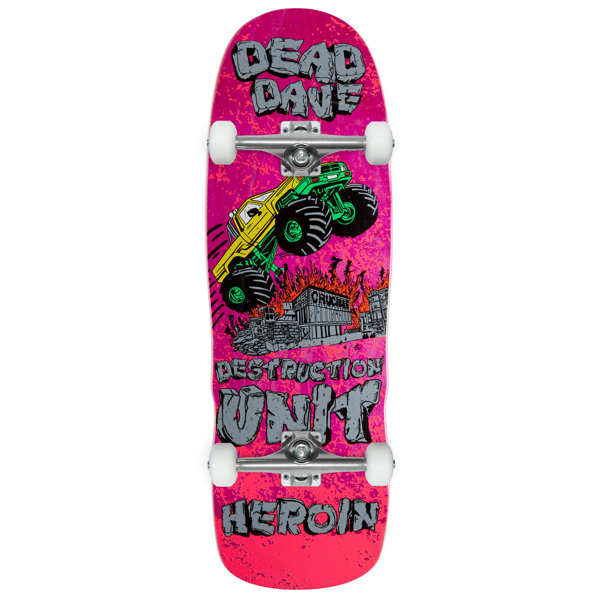 Heroin Dead Dave Knock Off Skateboard Complete - 10.10