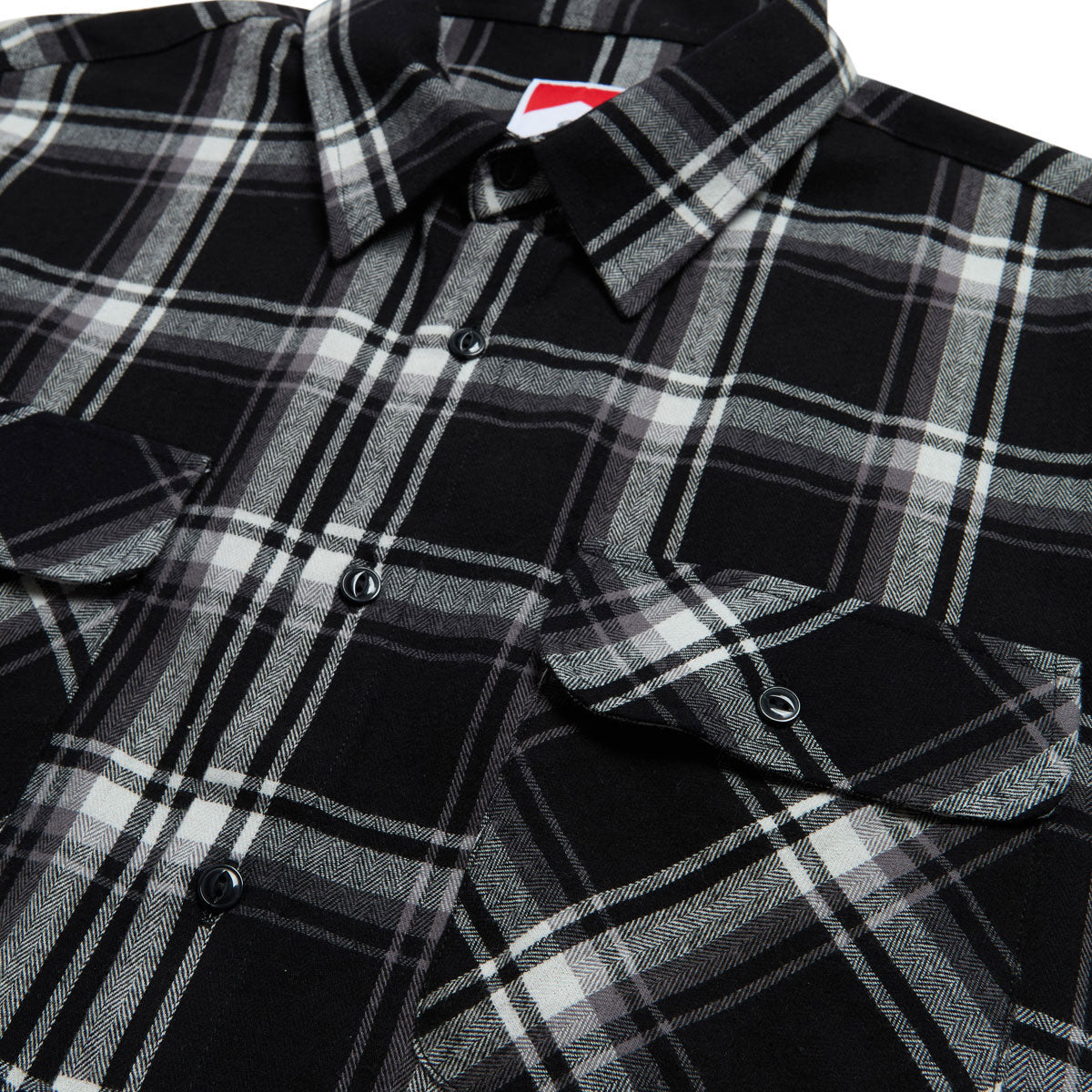 Deathwish Classic Flannel Shirt - Black/White image 4