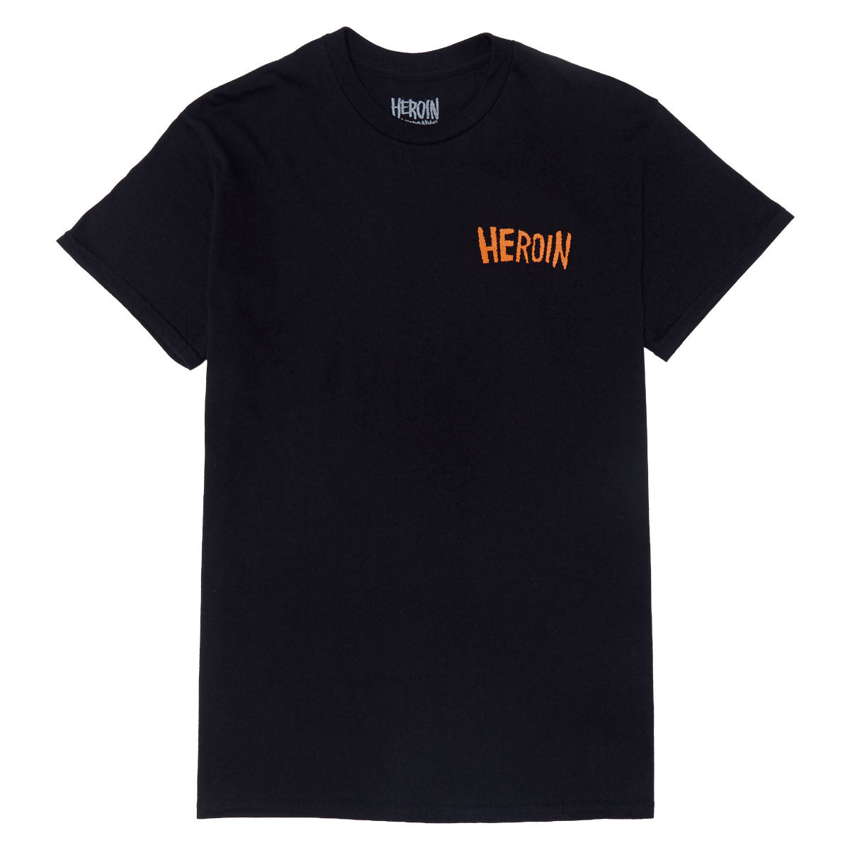 Heroin King Croc T-Shirt - Black image 2