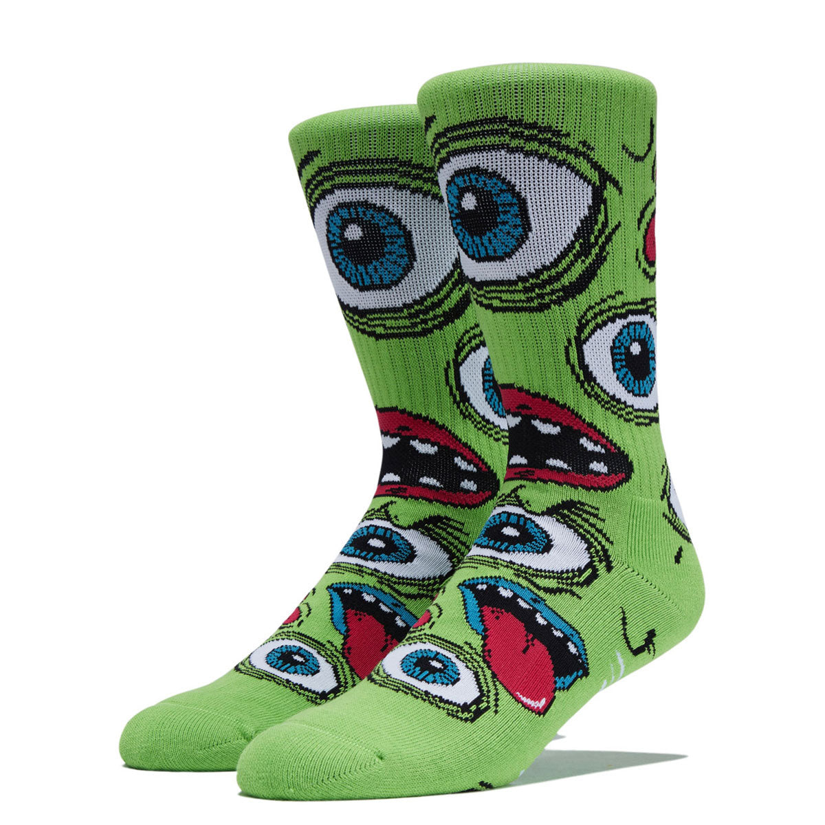Heroin Mutant Socks - Neon Green image 1