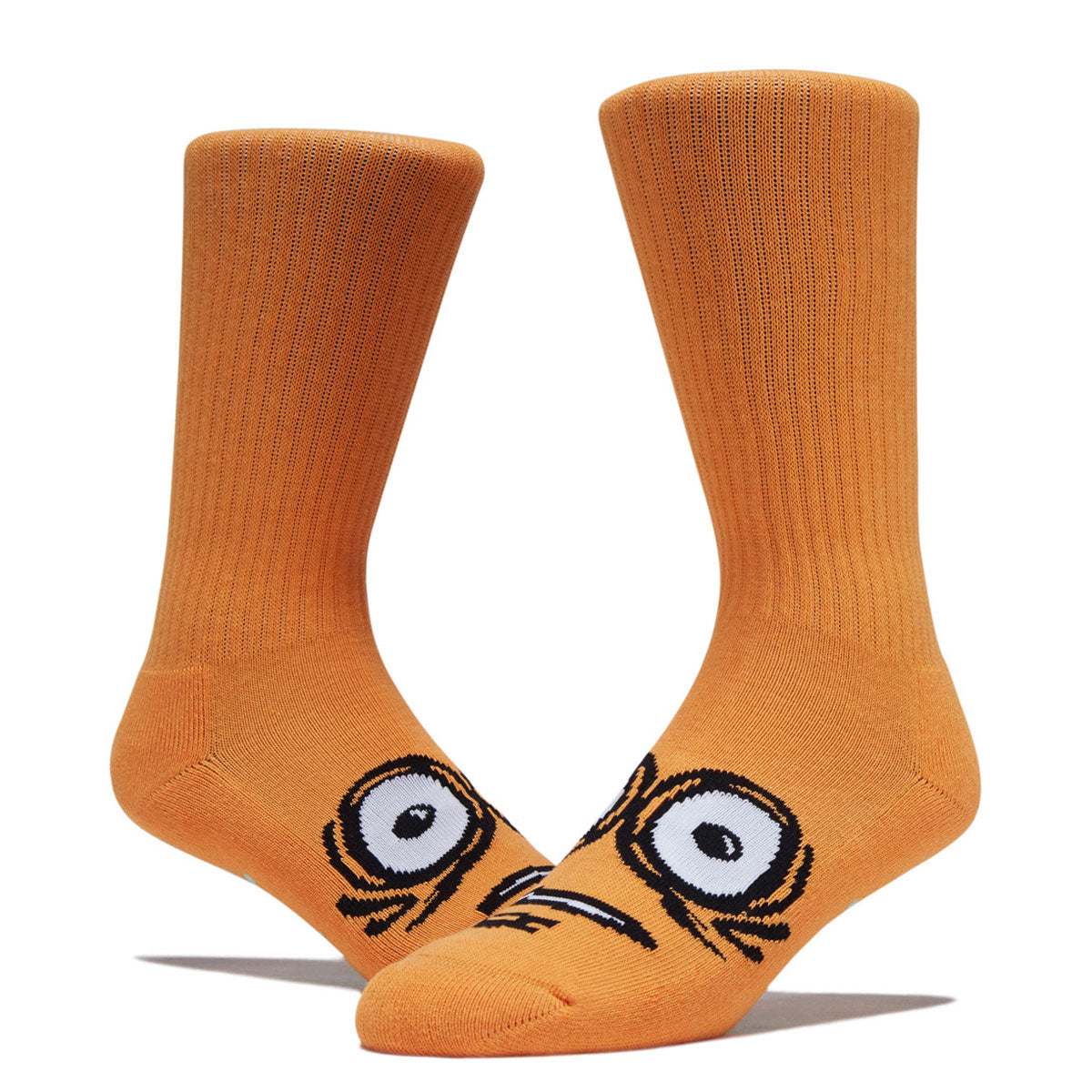 Heroin Big Egg Socks - Neon Orange image 2