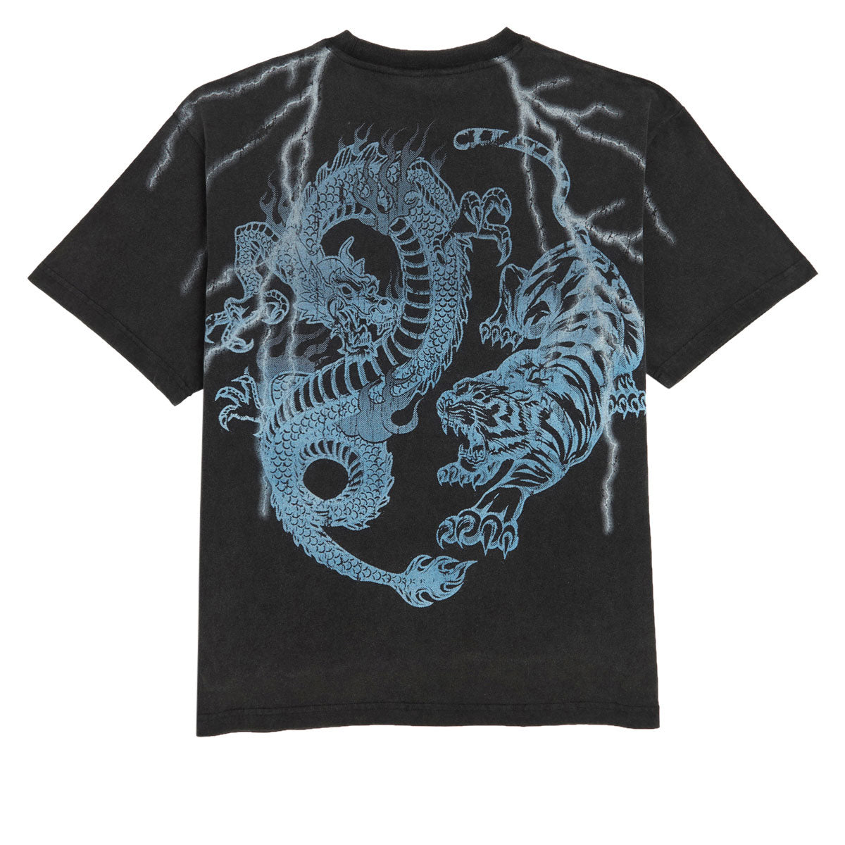 DGK Storm Knit T-Shirt - Washed Black image 2