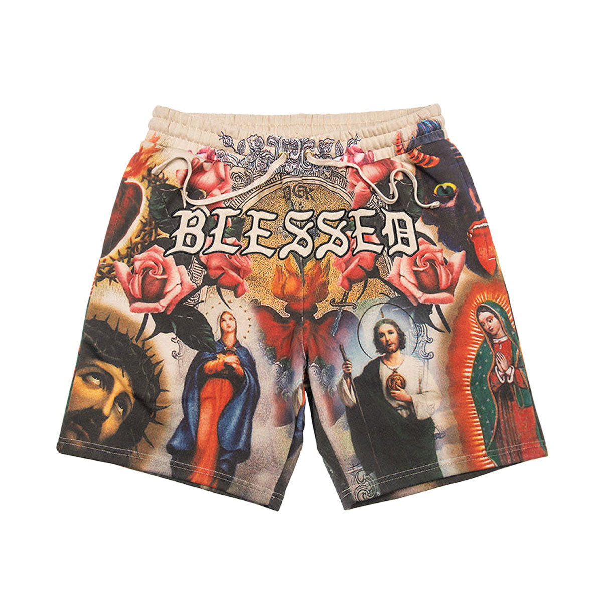 DGK Shrine Fleece Shorts - Tan image 1