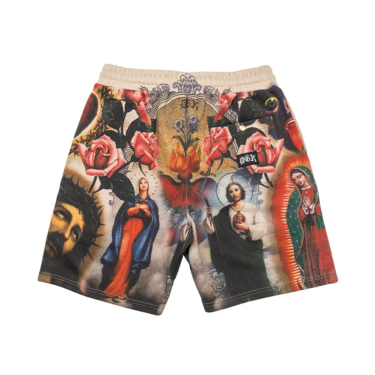 DGK Shrine Fleece Shorts - Tan image 2