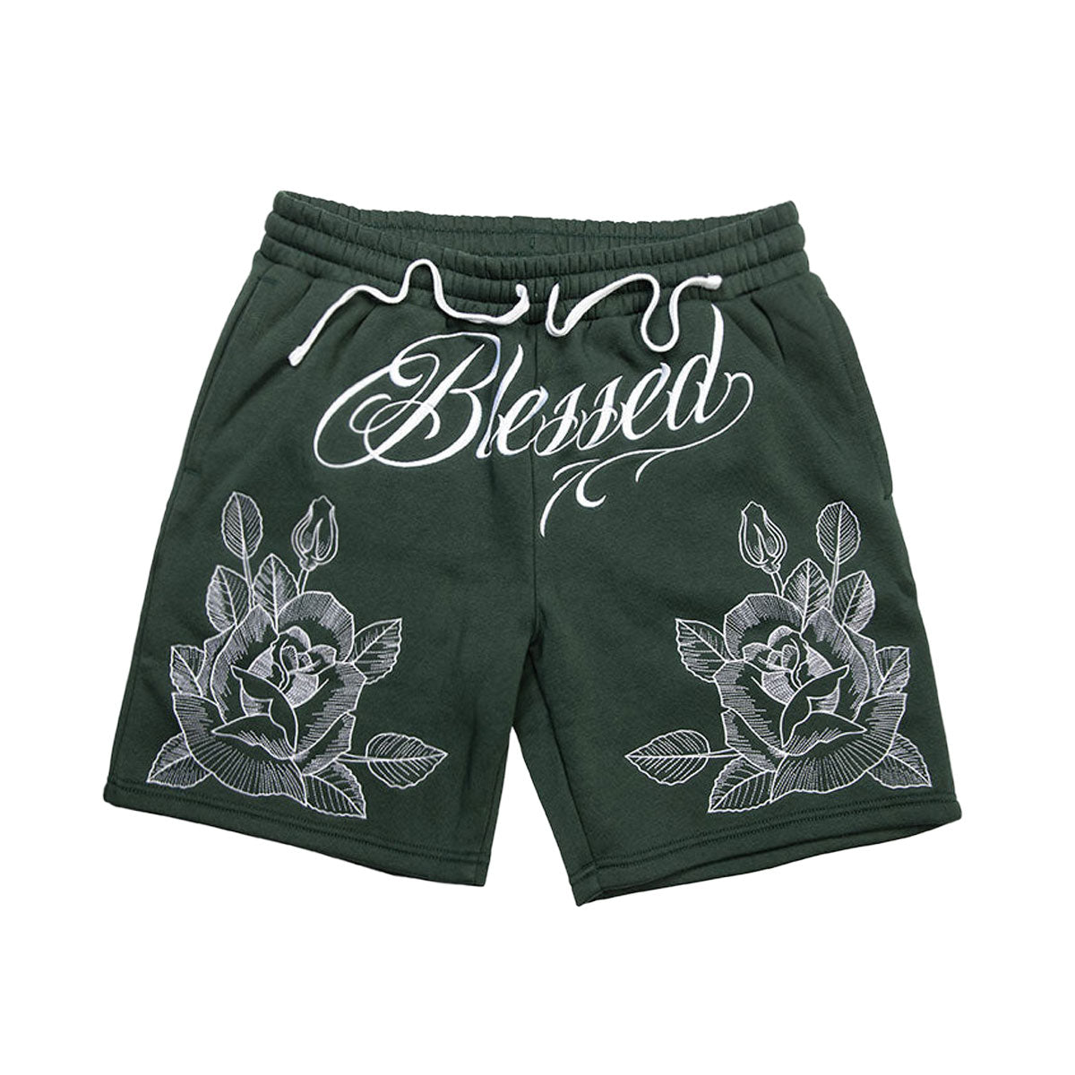 DGK Saints Fleece Shorts - Forest Green image 1