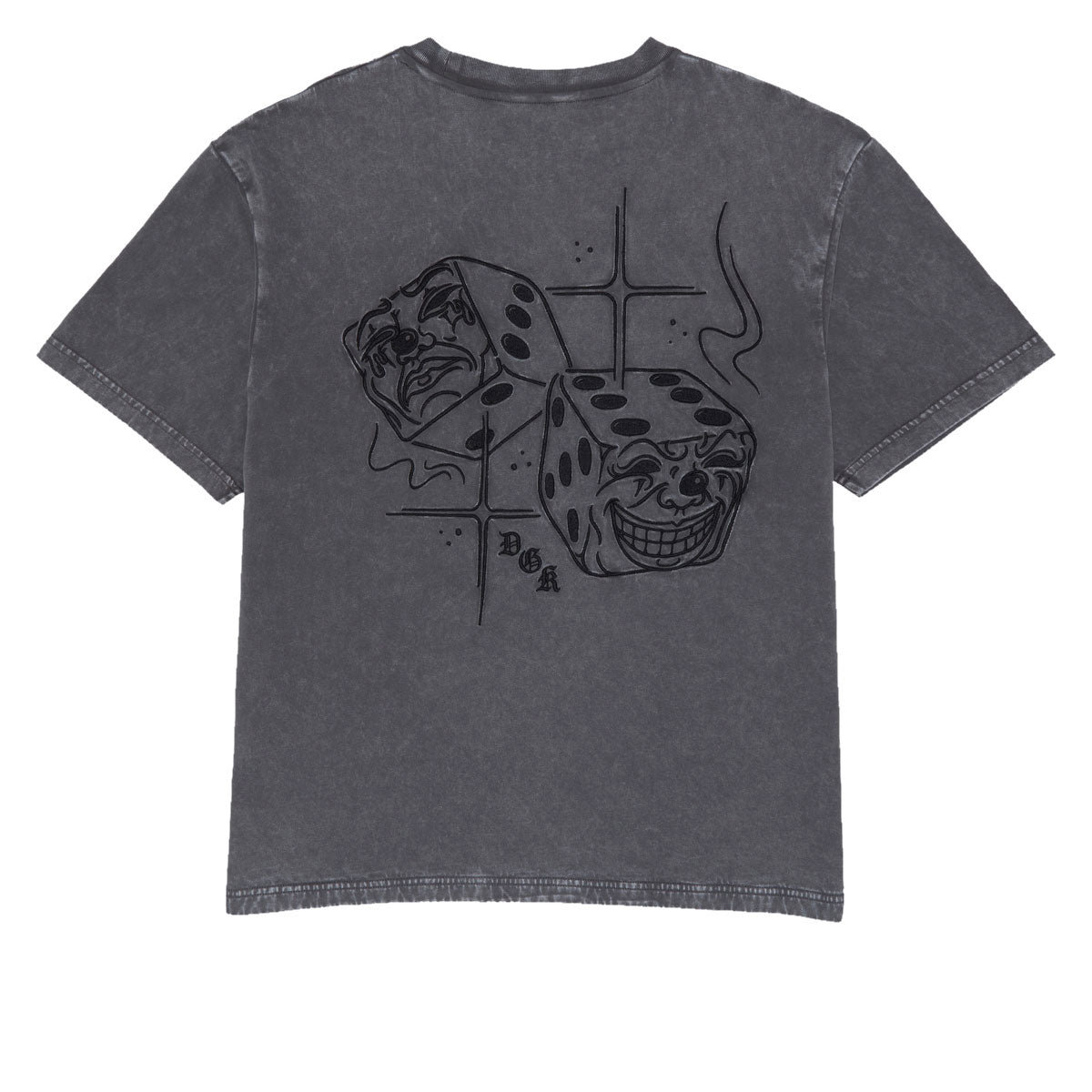 DGK Bones Knit T-Shirt - Washed Gray image 1