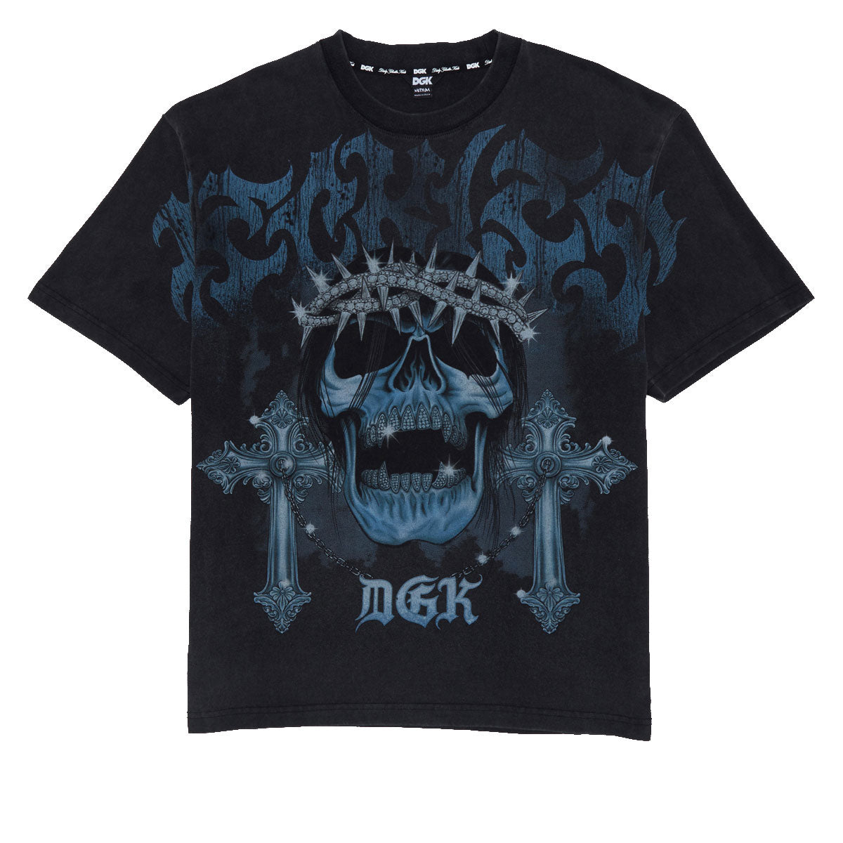 DGK Realm Knit T-Shirt - Vintage Black image 1
