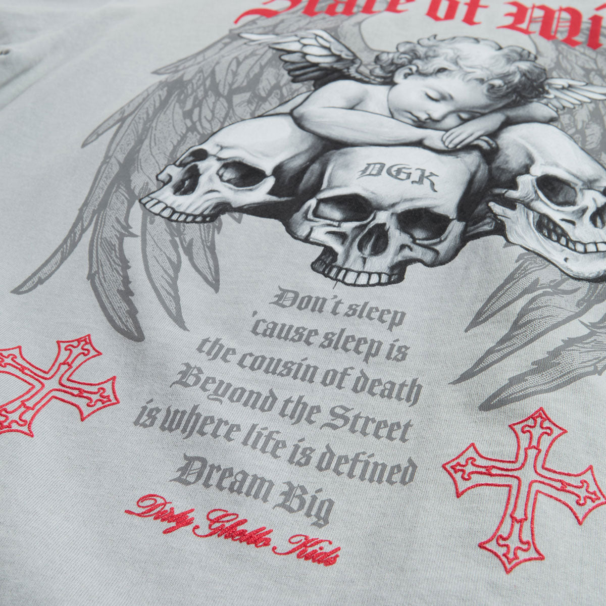 DGK Angelic Boxy T-Shirt - Vintage Silver image 3