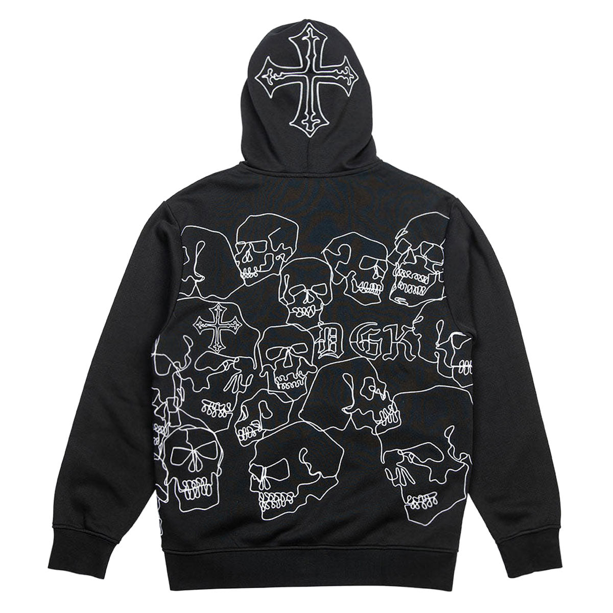 DGK Vault Zip Hoodie - Black image 2