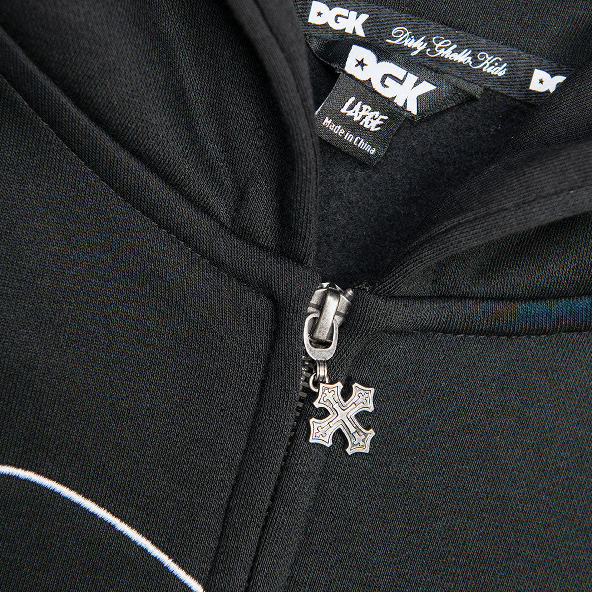 DGK Vault Zip Hoodie - Black image 5