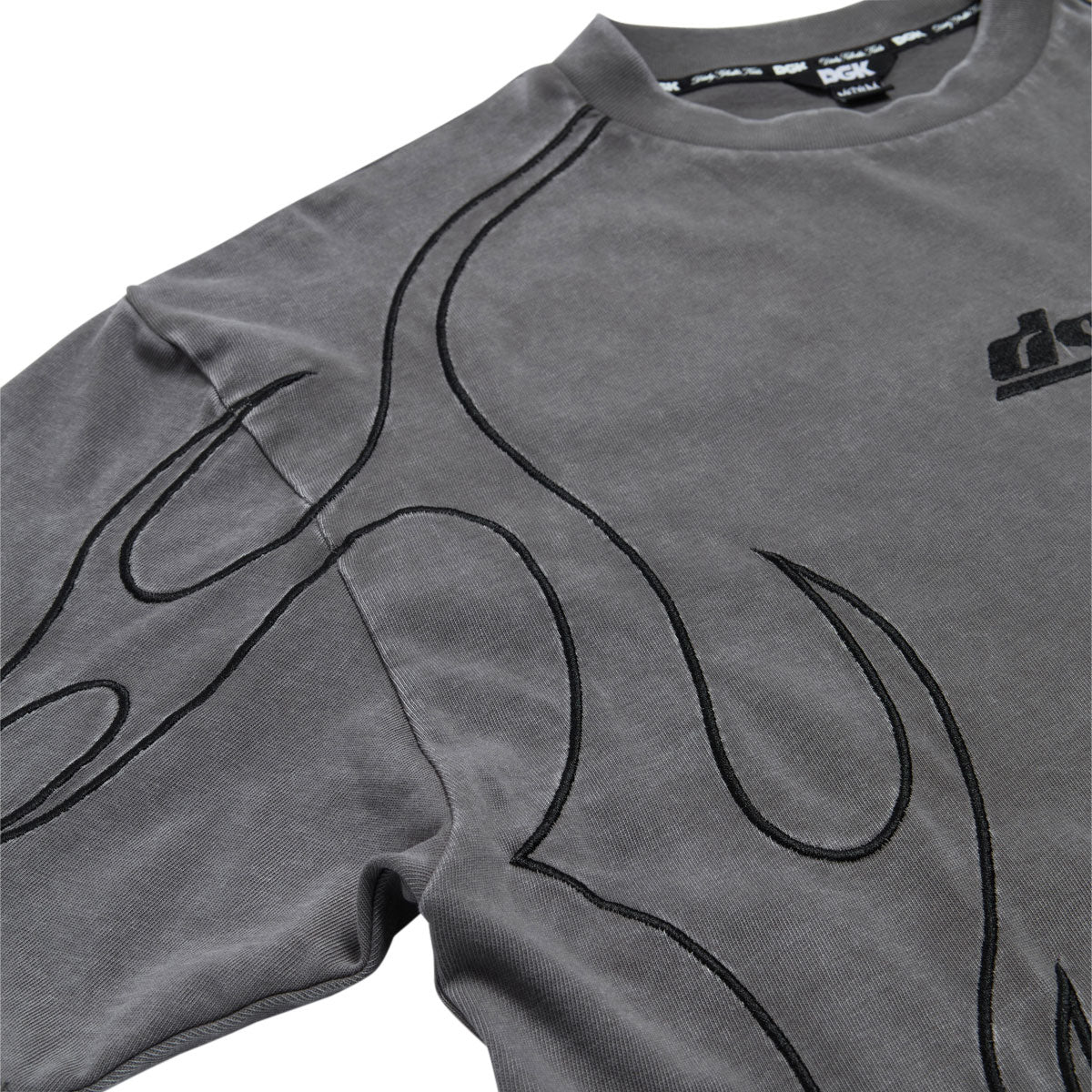 DGK Cutlass Knit T-Shirt - Washed Gray image 3