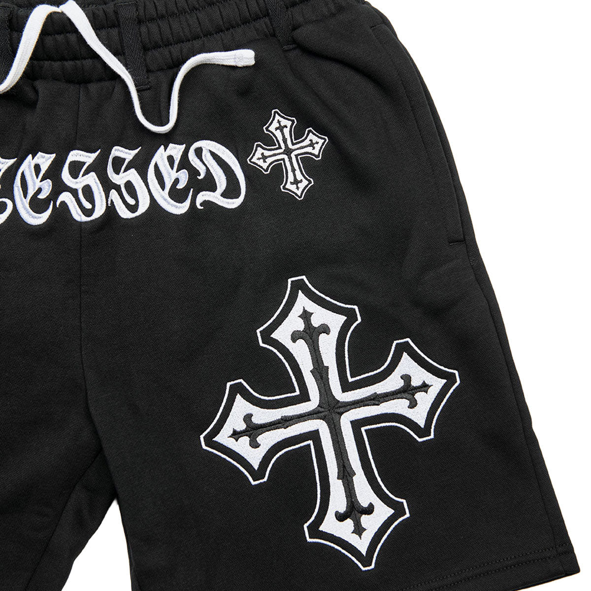 DGK Noble Fleece Shorts - Black image 4