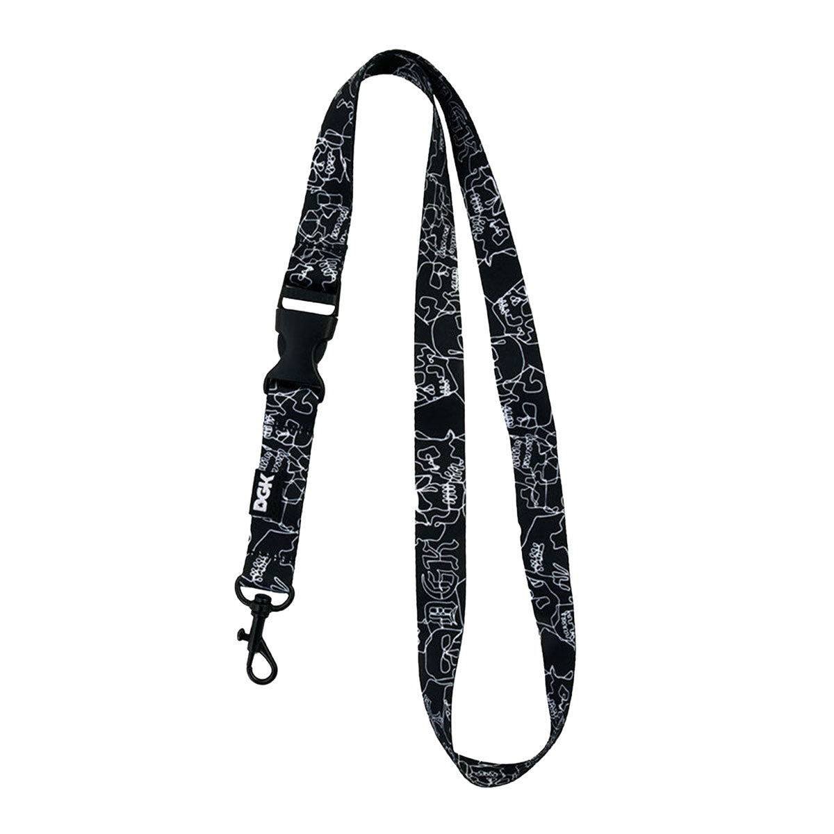DGK Vault Lanyard - Black image 1