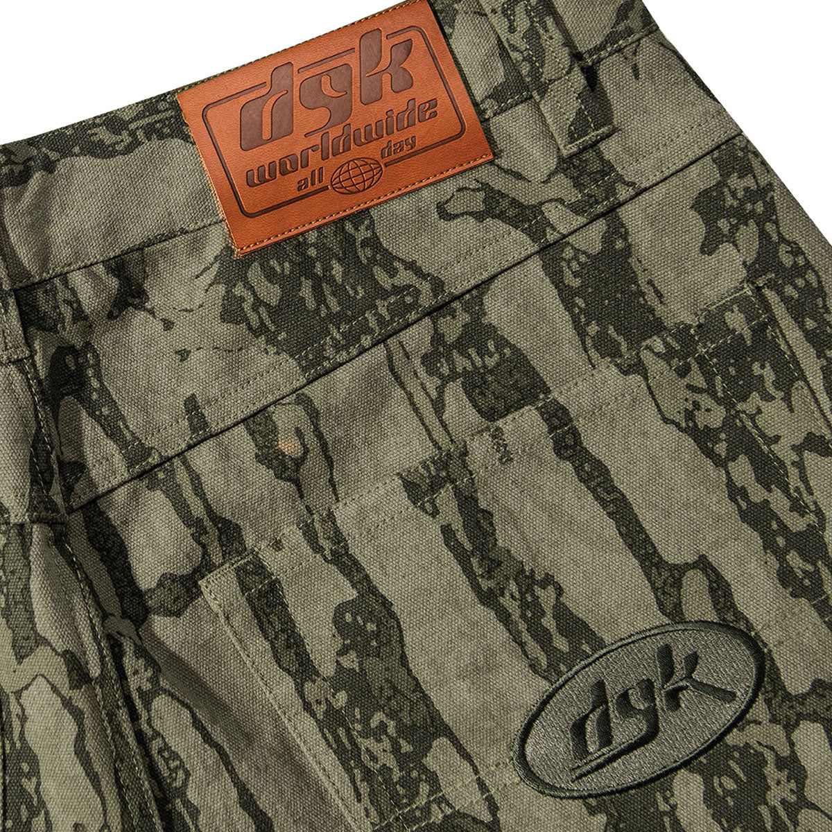 DGK Cortex Canvas Shorts - Bark Camo image 3