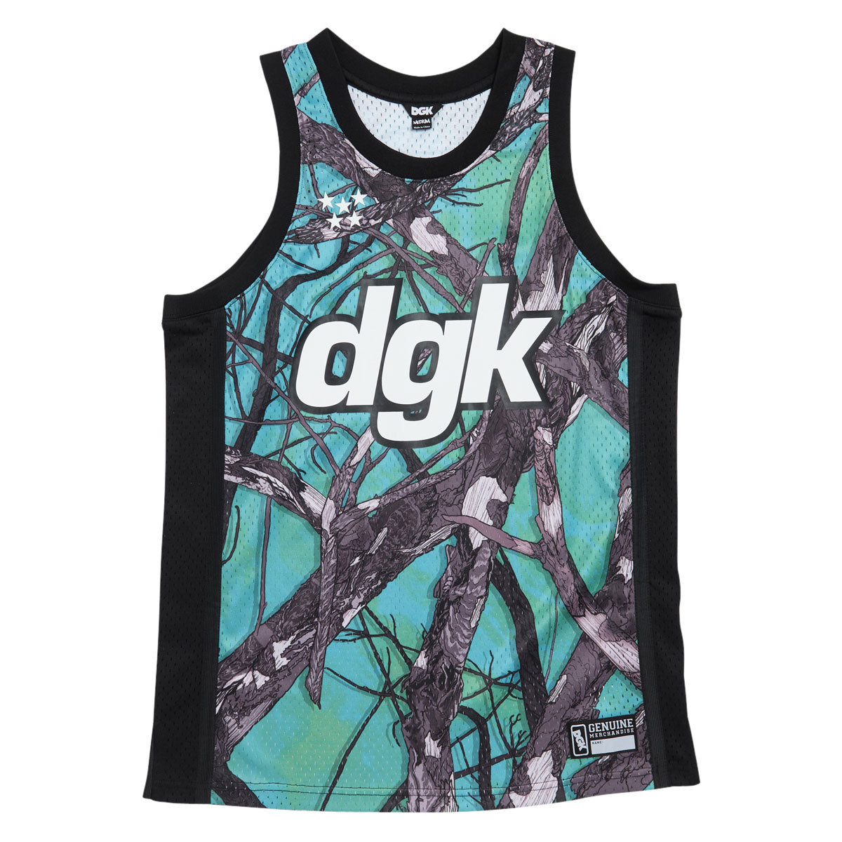 DGK Timber Basketball Jersey Shirt - Tree Camo image 1