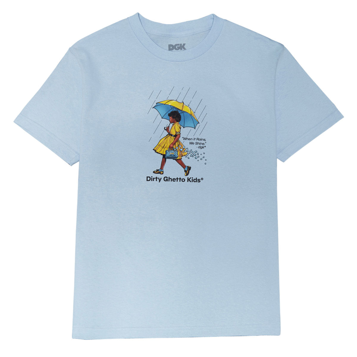 DGK Rain Or Shine T-Shirt - Powder Blue image 1