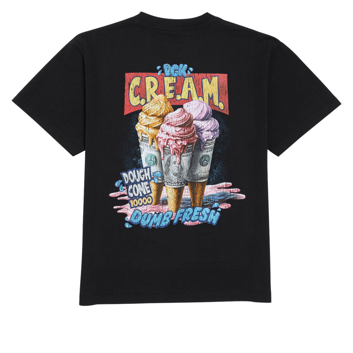 DGK Dough Cone Boxy T-Shirt - Black image 2