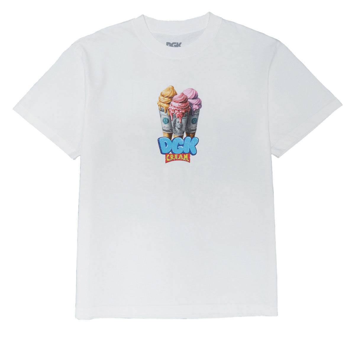 DGK Dough Cone Boxy T-Shirt - White image 1