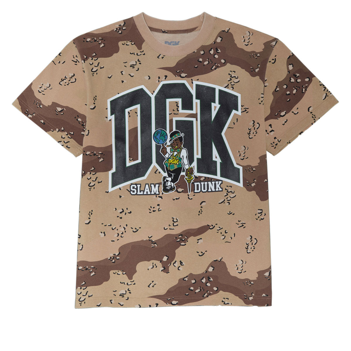 DGK Slam Dunk Boxy T-Shirt - Desert Camo image 1