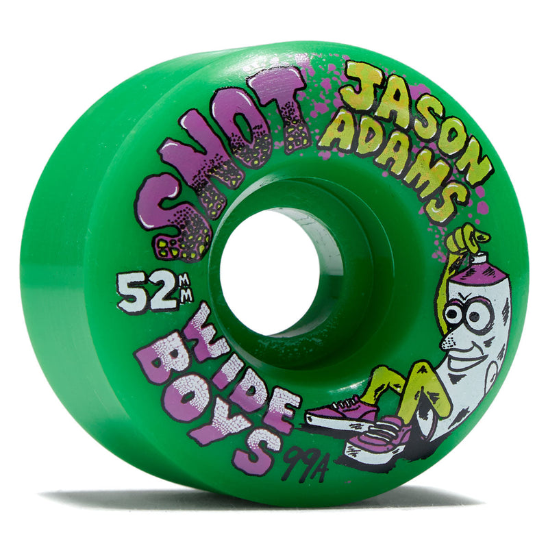Roues De Skateboard Snot Wheels 56mm 99a - Couleur Orange - Pour Park, Street, Vert