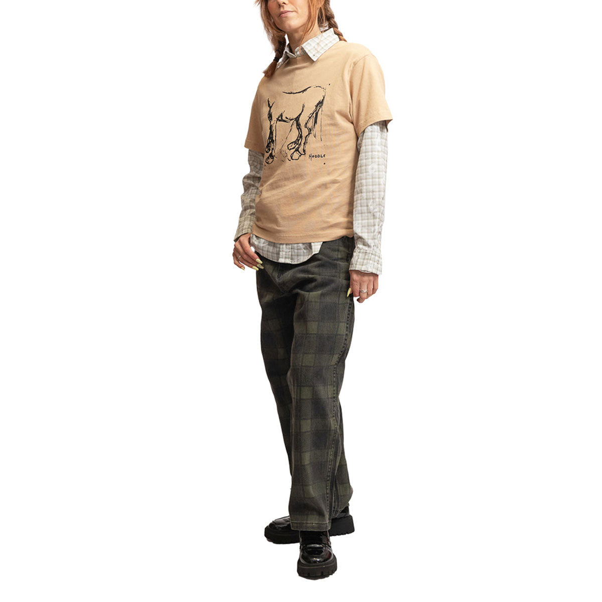 Hoddle Ranger Jeans - Green Plaid image 5