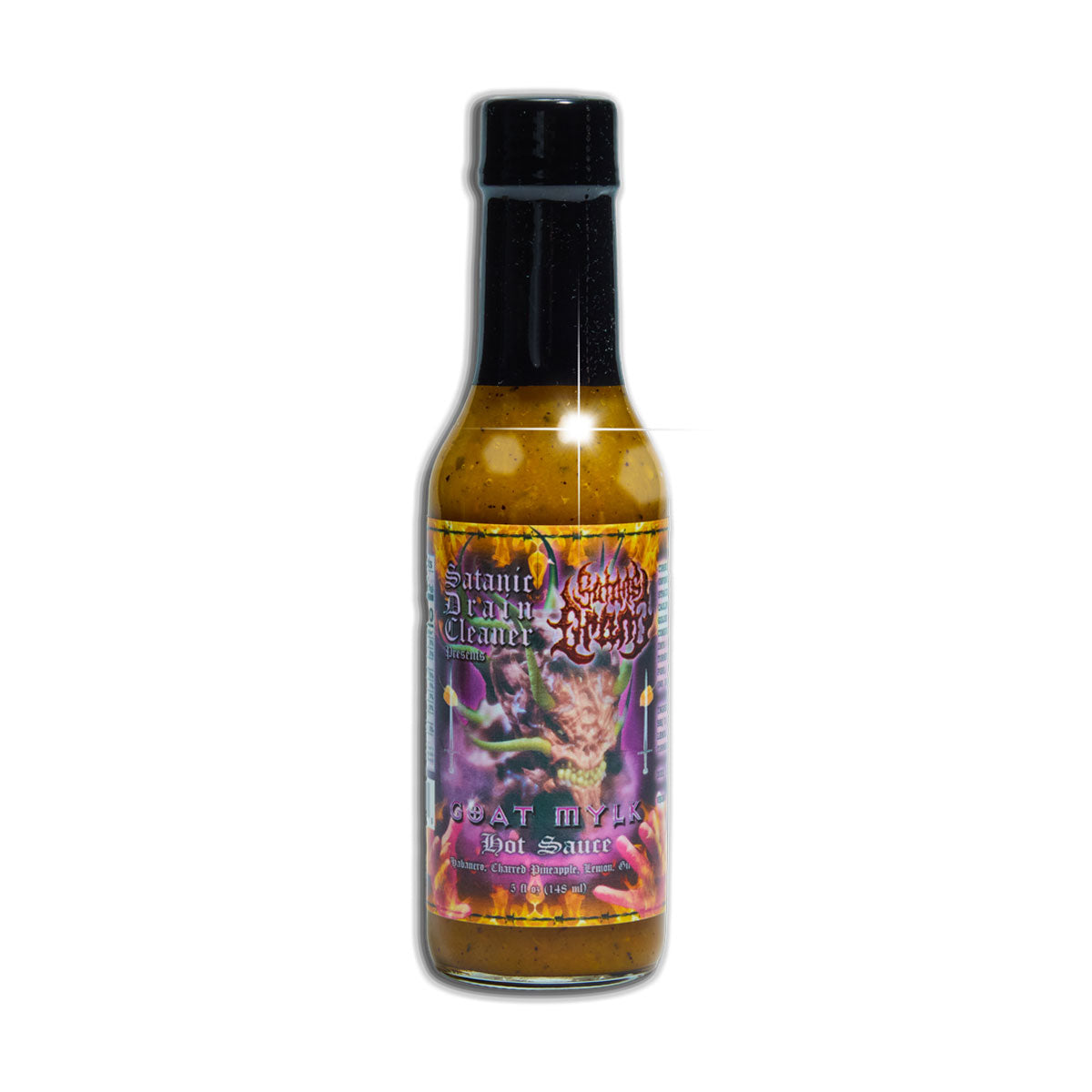 Satan's Drano Goat Mylk Hot Sauce image 1