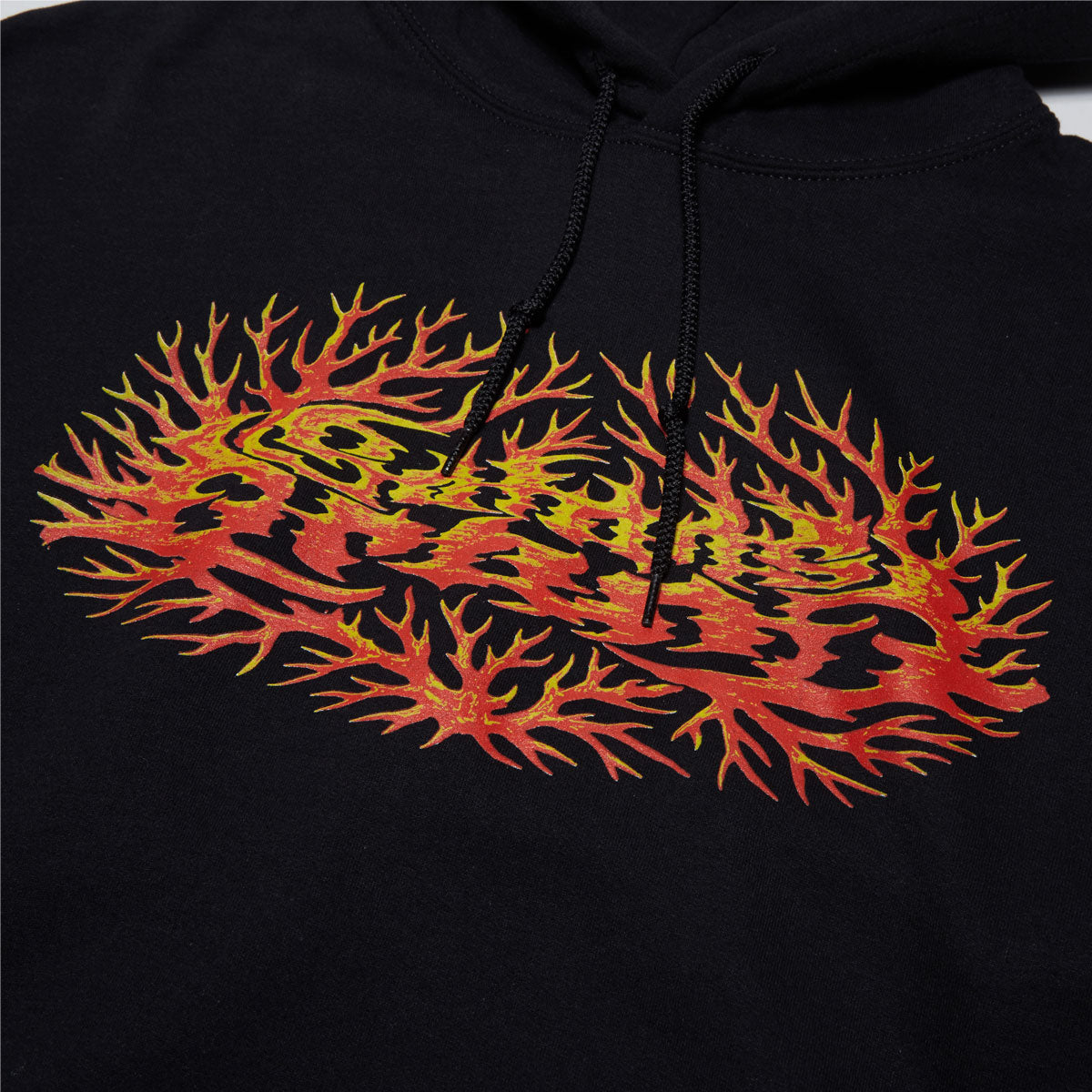Satan's Drano Coral Logo Hoodie - Black image 2