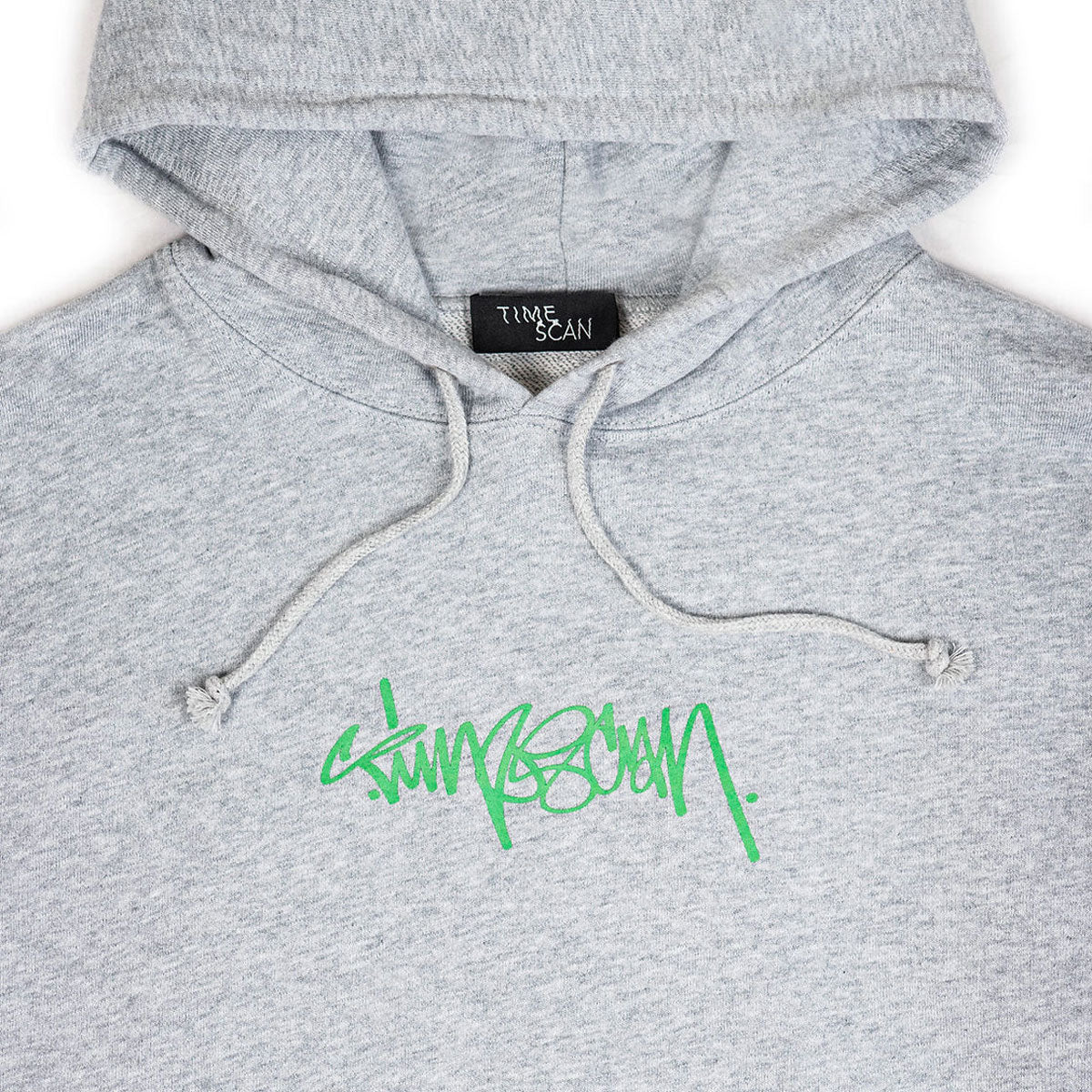 Timescan Script Logo Hoodie - Ash image 3