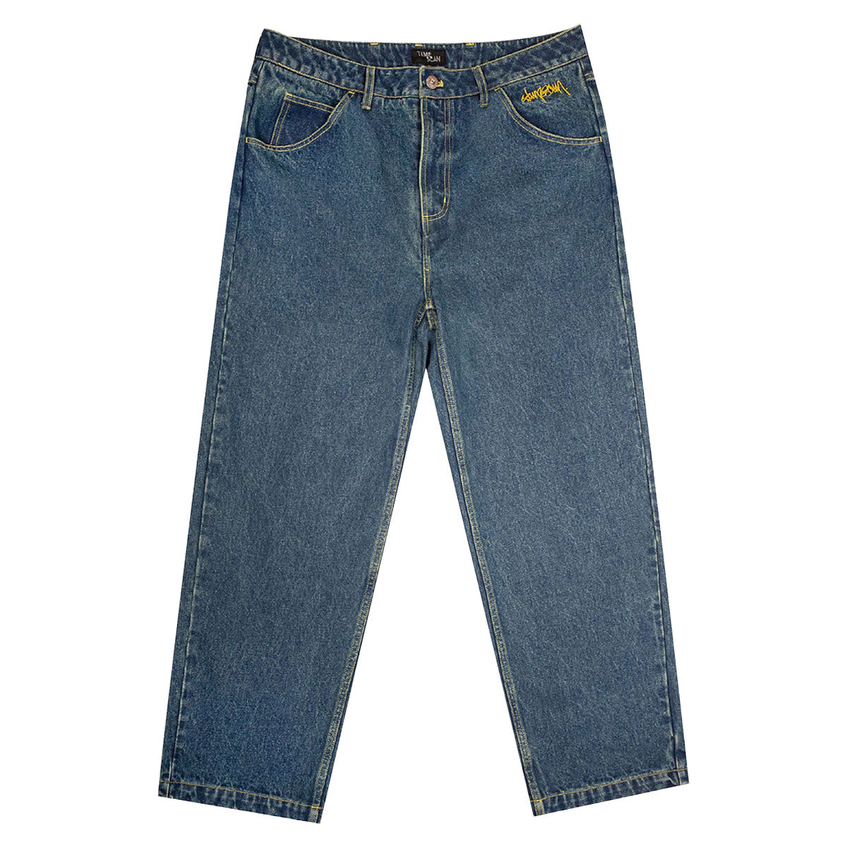 Timescan Relaxed Denim Jeans - Dark Blue image 1