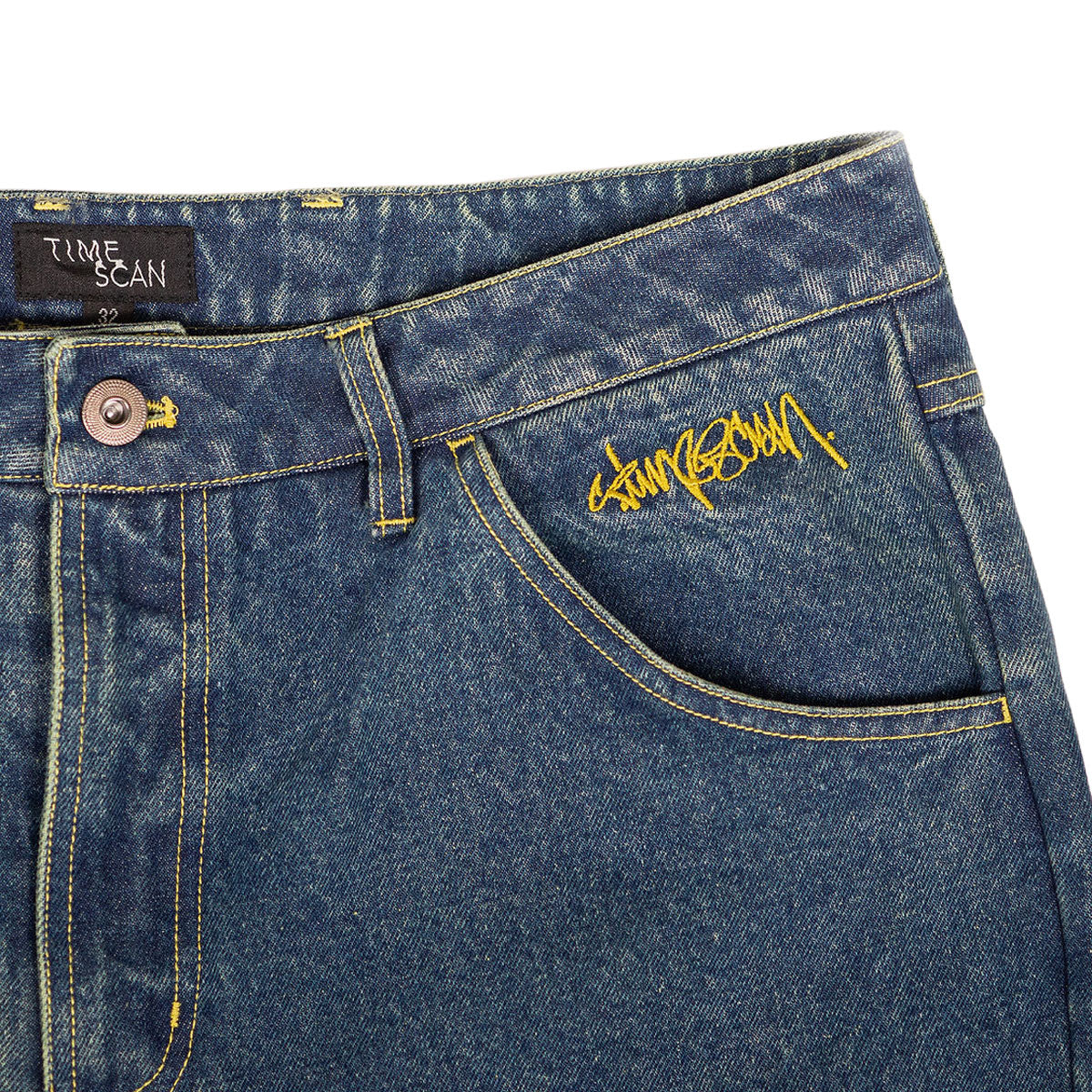 Timescan Relaxed Denim Jeans - Dark Blue image 3