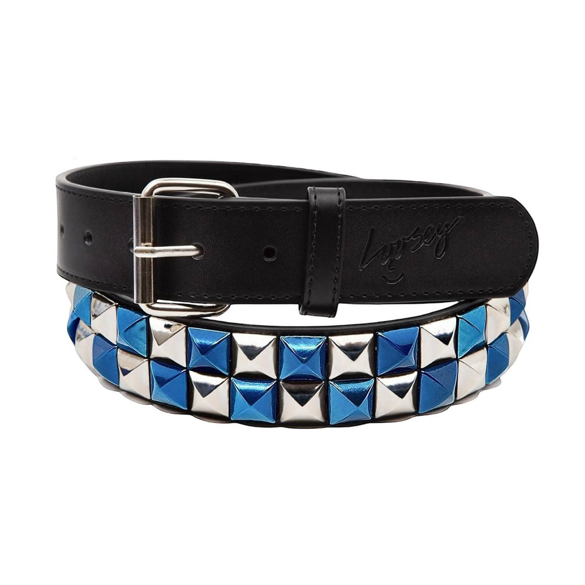 Loosey Stud Finder Belt - Blue Checkered image 1