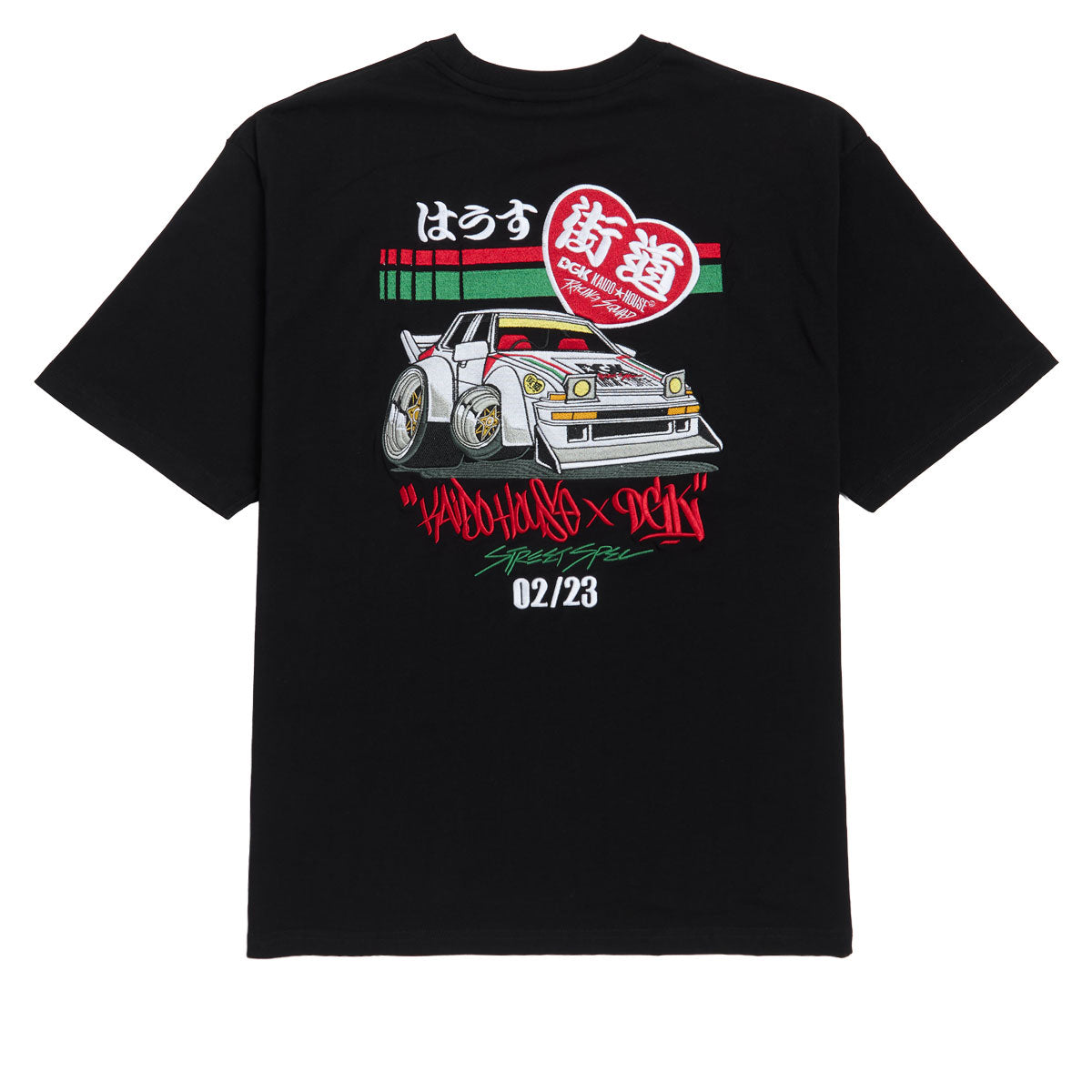 DGK x Kaido House Camber Knit T-Shirt - Black image 2