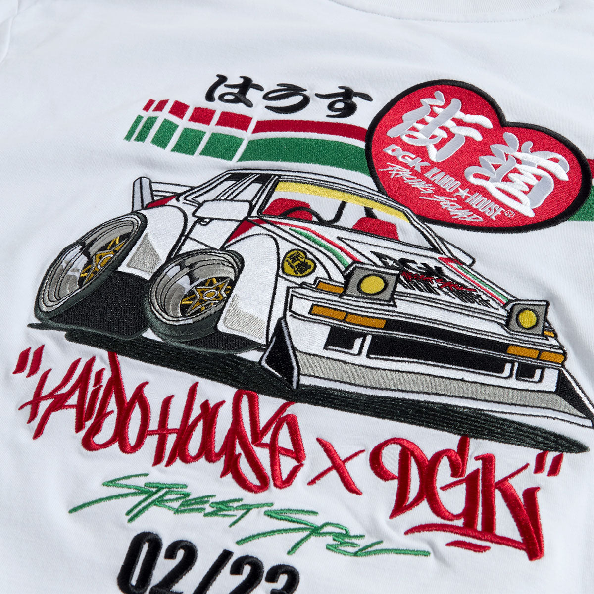 DGK x Kaido House Camber Knit T-Shirt - White image 3