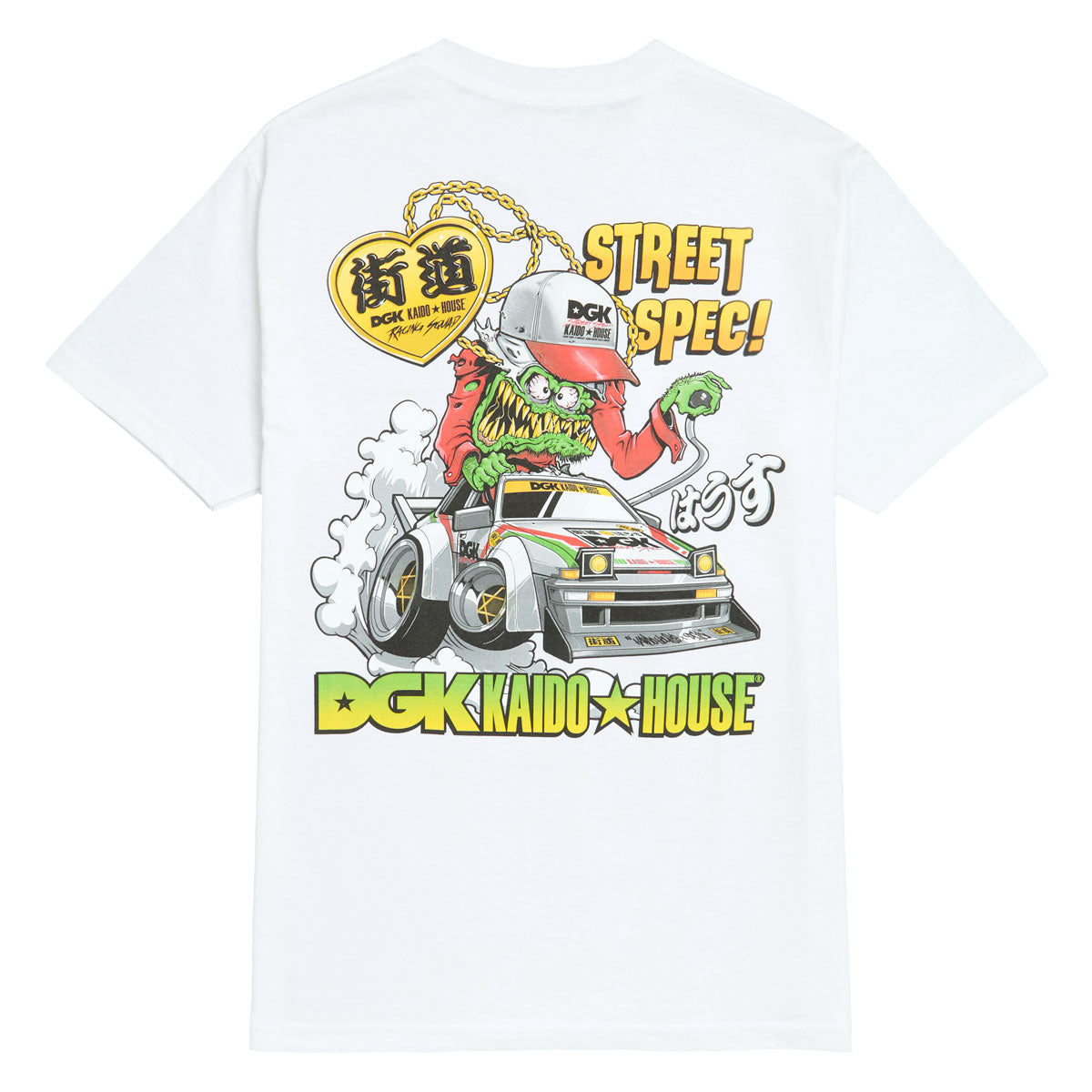 DGK x Kaido House Wide Open T-Shirt - White image 2