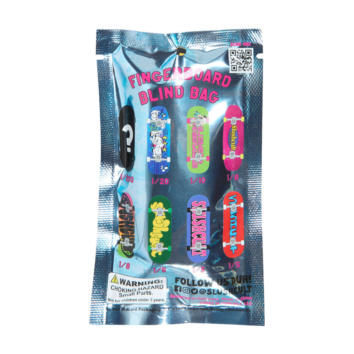 SlushCult Bling Bag Grom Fingerboard Complete image 1