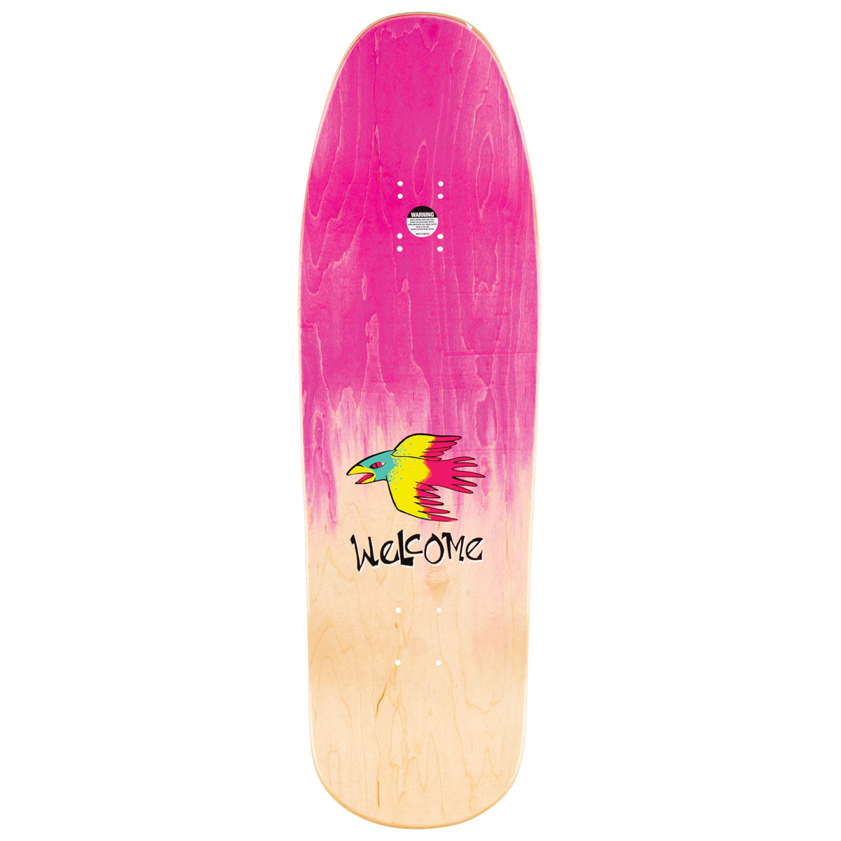 Welcome Animal Kingdom Chris Miller On Gaia Skateboard Complete - Pink/Natural Stain - 9.60