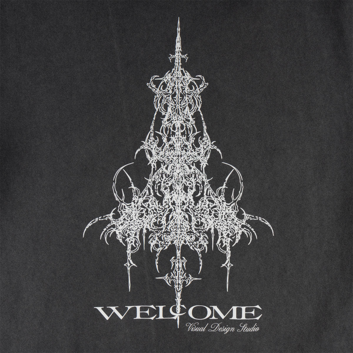 Welcome Chandelier T-Shirt - Vintage Black image 3
