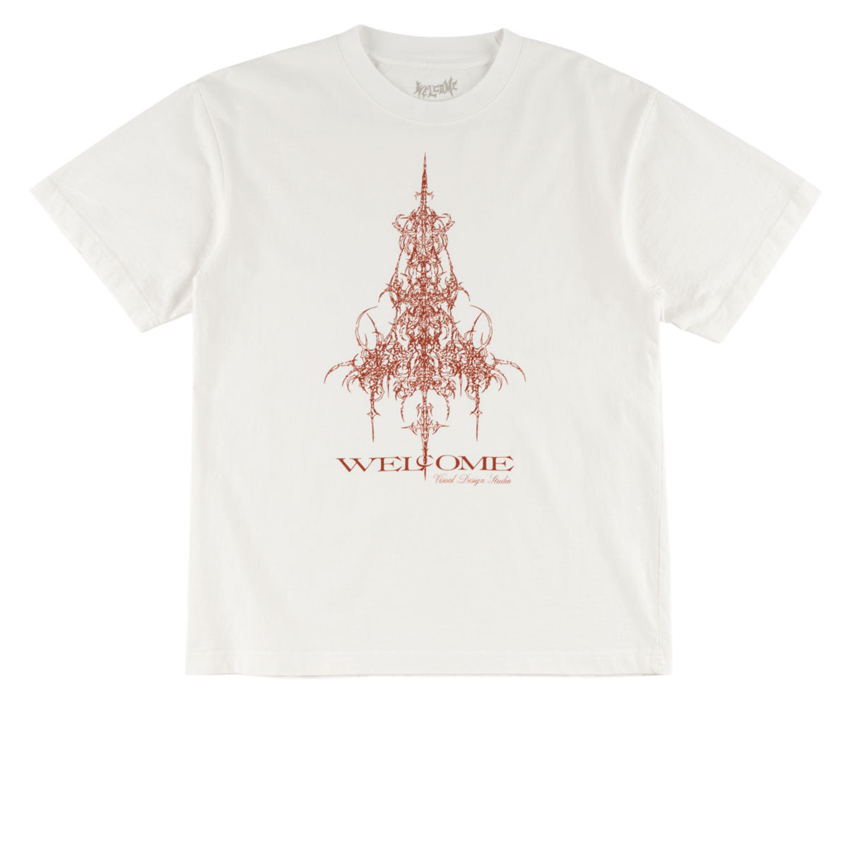 Welcome Chandelier T-Shirt - White image 1