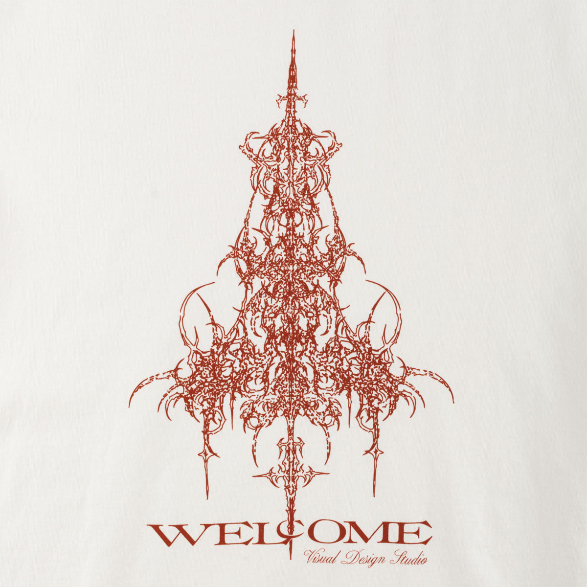Welcome Chandelier T-Shirt - White image 3